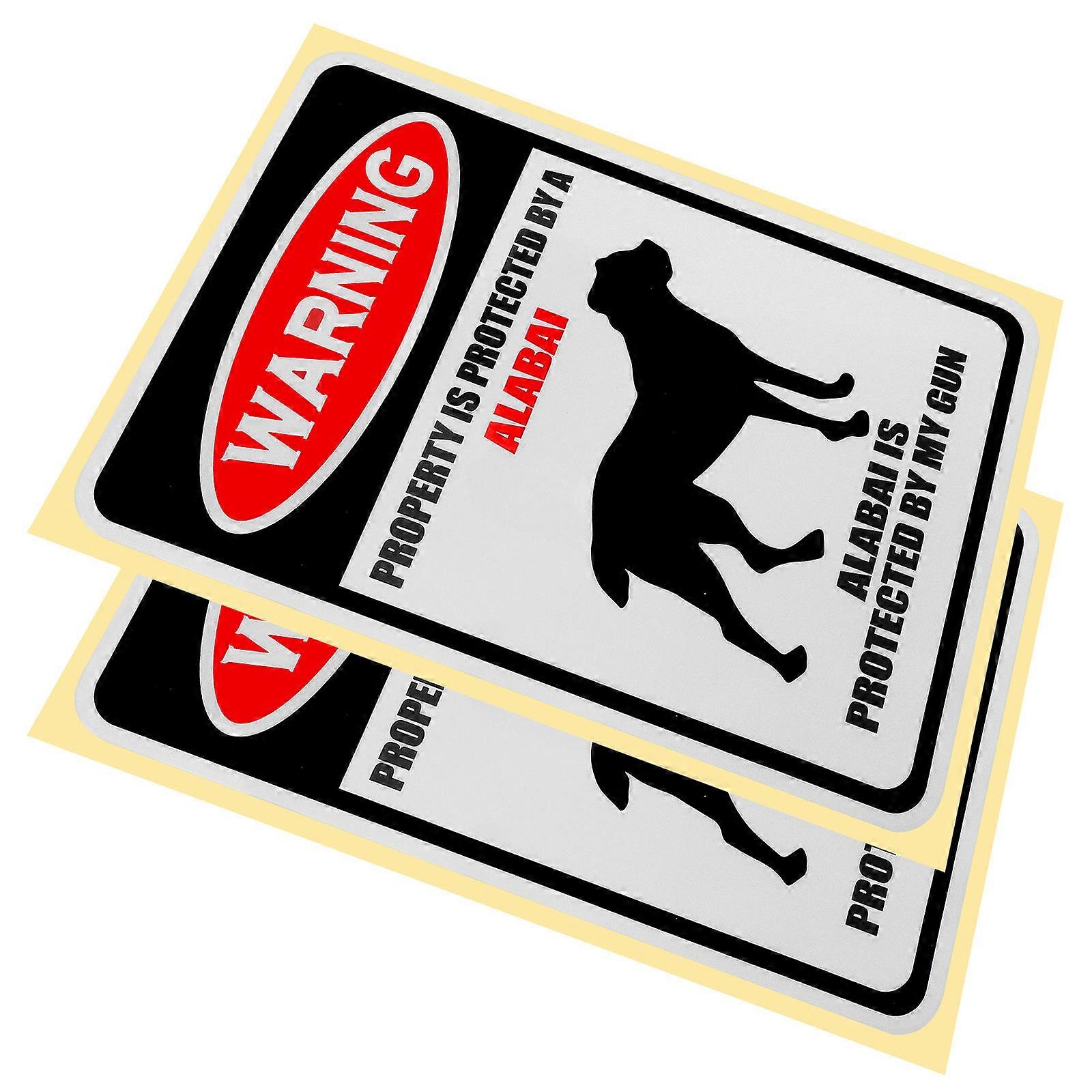 Private Property Warning Sign No Trespassing Sign 2Pcs for Property Protection
