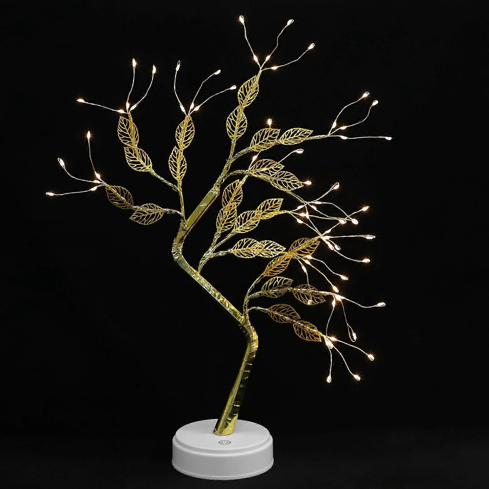 3Pcs Lamp for Bedroom Use LED Night Lamp with Leaf Design