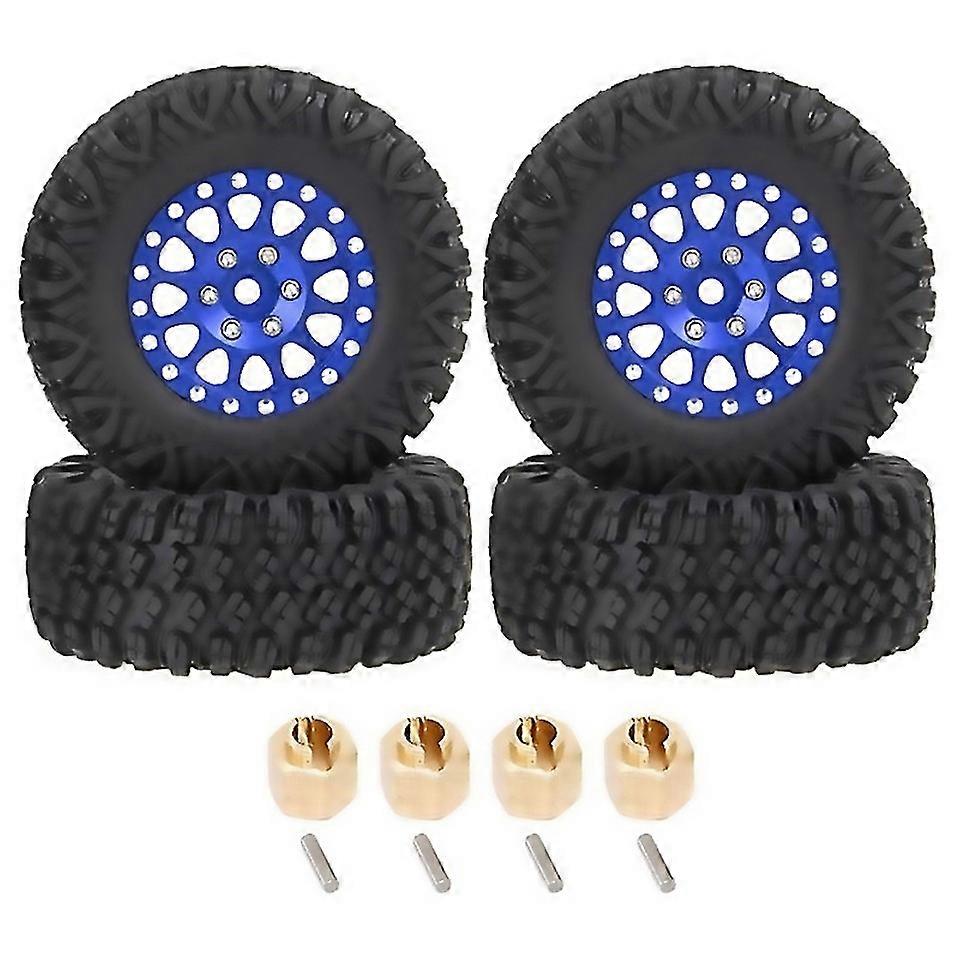 Für Reifensatz Für Rc Crawler Car Axial Scx24 Ax24 Trx4m Fcx24blau