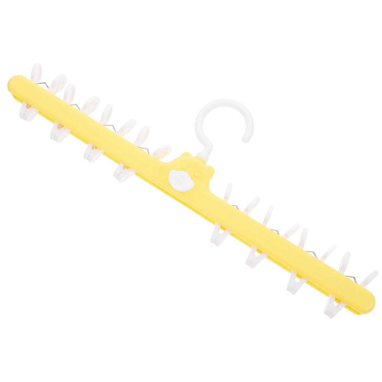 Small Bear Socks Hanger for Holding Use with Clips Anti-Slip Type