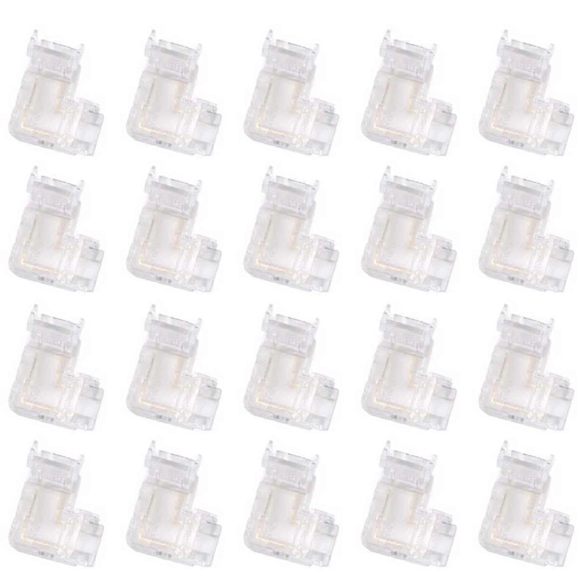 LED Light Strip Connector Right Angle Connector 8mm