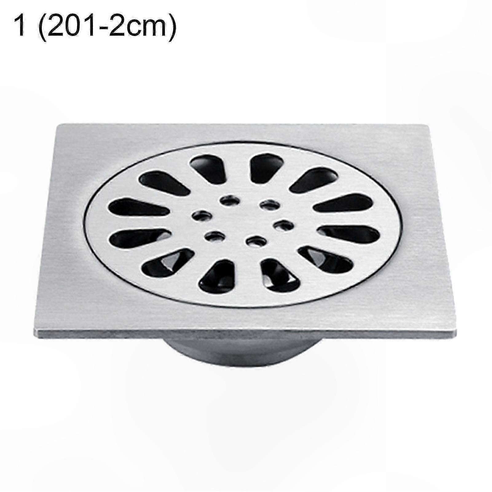Heavy-Duty Universal Shower Drain with Anti-Backflow Design for Bathrooms
