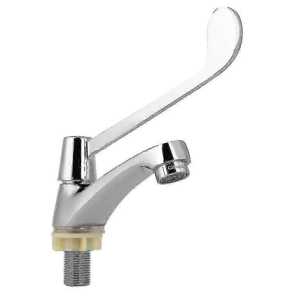 G1/2" long handle single cold basin faucet for hospital laboratories