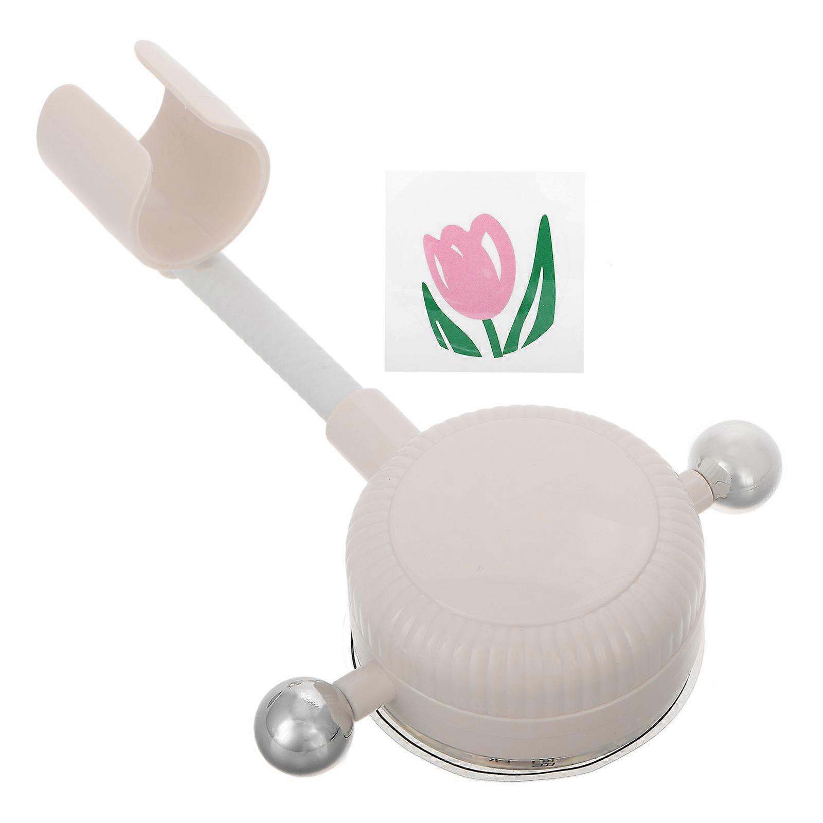 5Pcs No Drill Handheld Showerhead Holder for Bathroom White ABS Bracket