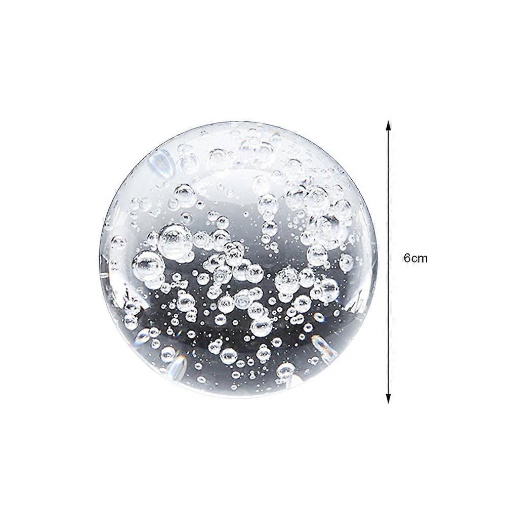 Crystal Ball Glass Ball for Decoration 1Pcs Bubble Transparent Ornament