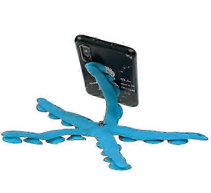Trépied de téléphone flexible à ventouse à 5 tentacules, support de caméra à poignée pieuvre rotative à 360 °