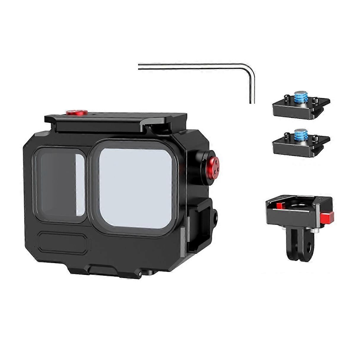 263FT/80M Waterproof Dive Case for AcePro2 Underwater Diving Housing with Quick-Release Two-Card Hol