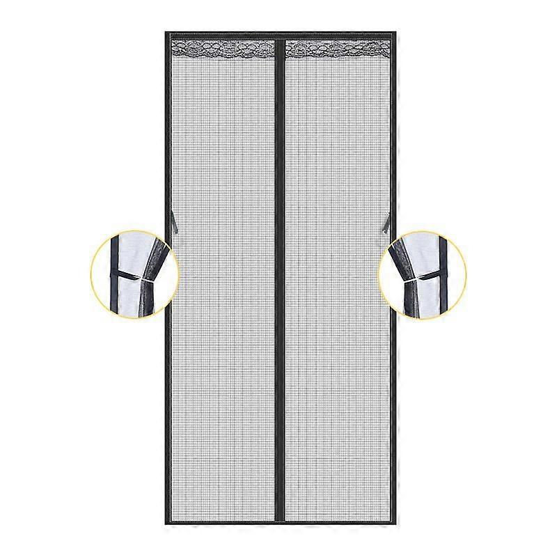 Magnetic Mosquito Net Door Window 70x210cm Door Curtain Anti Fly Insect Magnetic Mosquito Net Adhesive Strip Automatic Closing Mesh