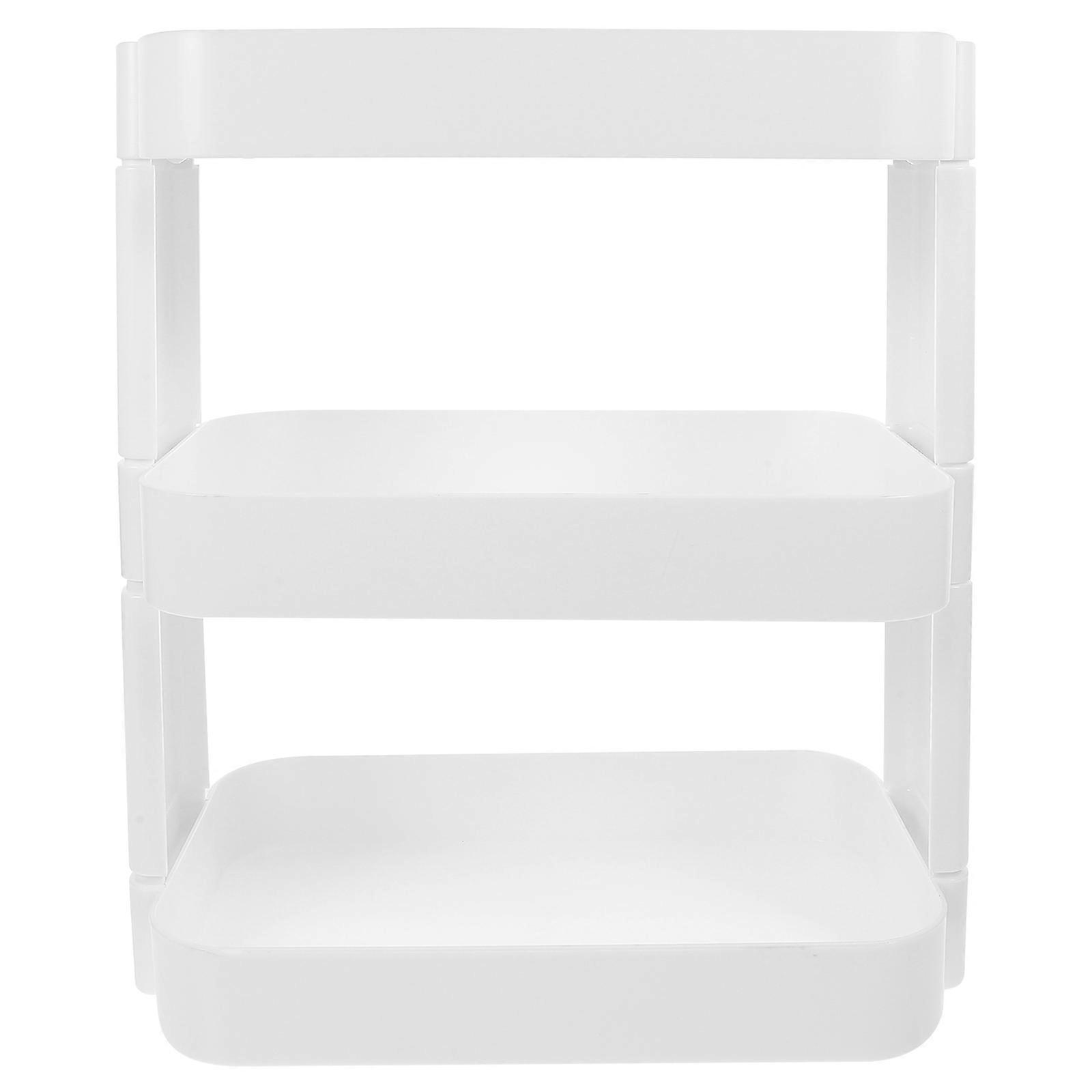 Plastic Pencil Holder Organizer Multi-Layer Desk Shelf