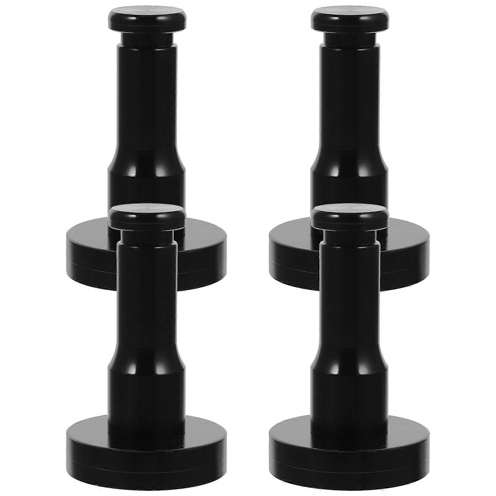 Black Wall Mounted Hook Metal Coat Hooks for Storage 16Sets