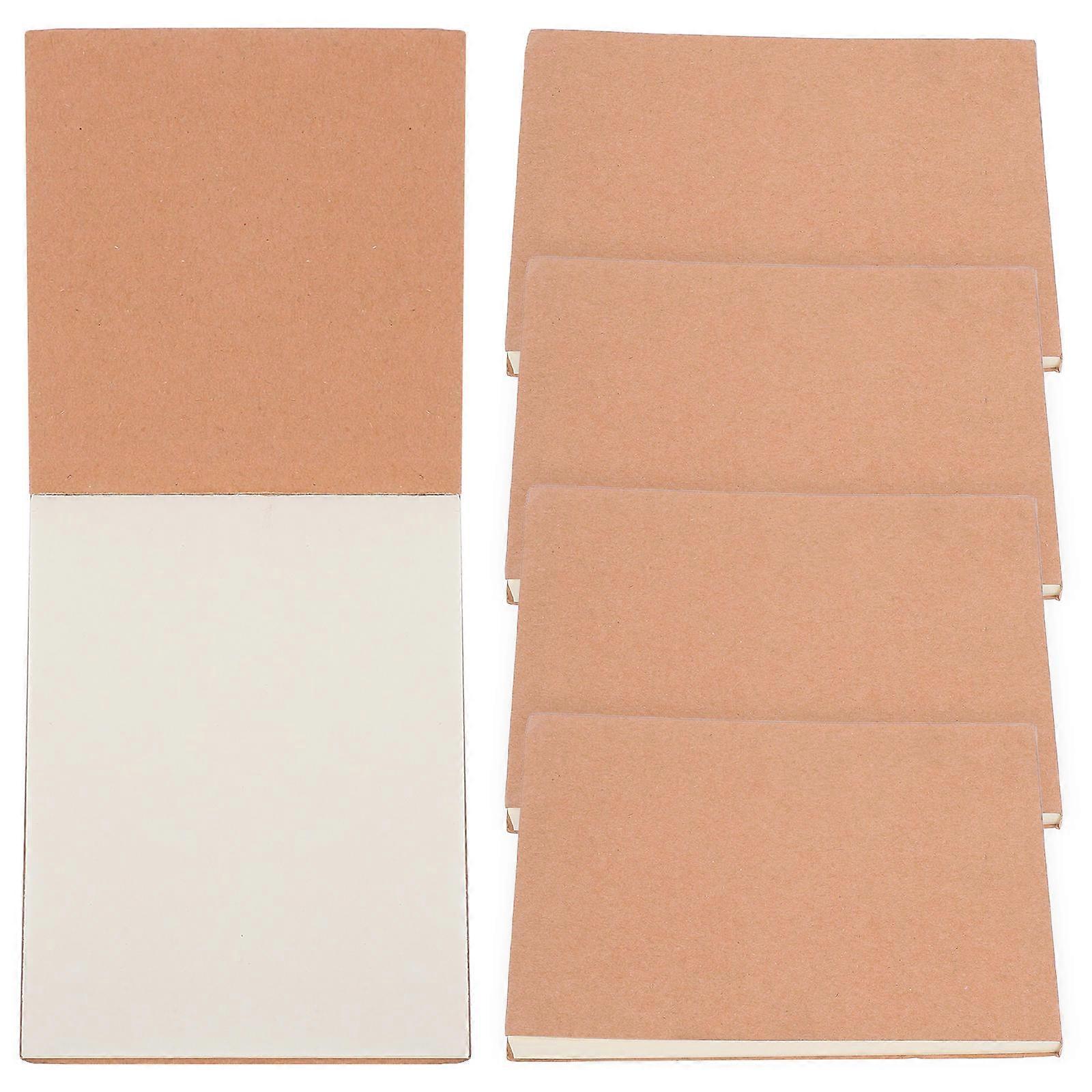 Small Notepads 20Pcs Thickened Paper Memo Pads Rectangular for Students Personal Use Light Brown Versatile Note Taking