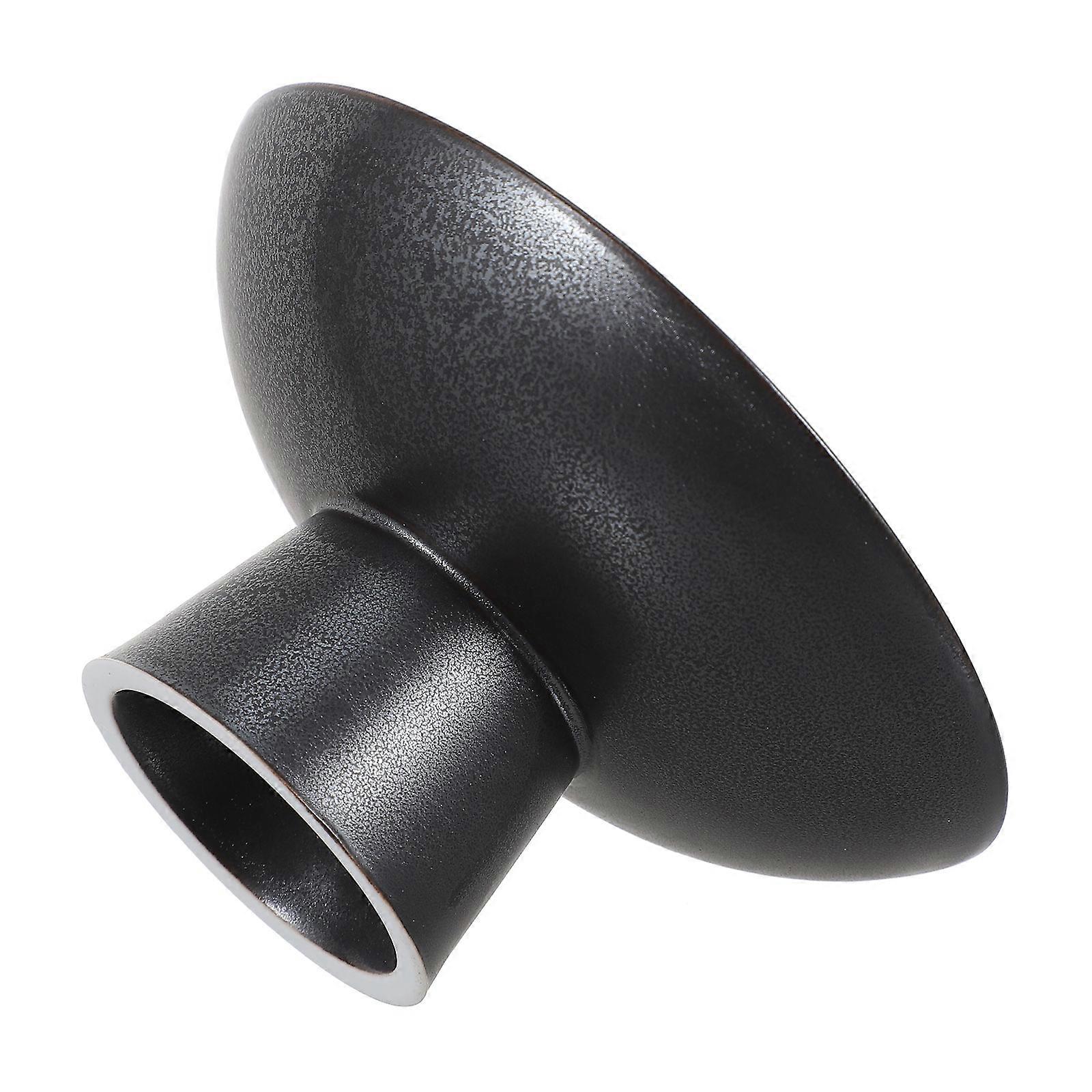 Black Ceramic Dessert Plate for Cake Storage with 2Pcs Cake Display Stand