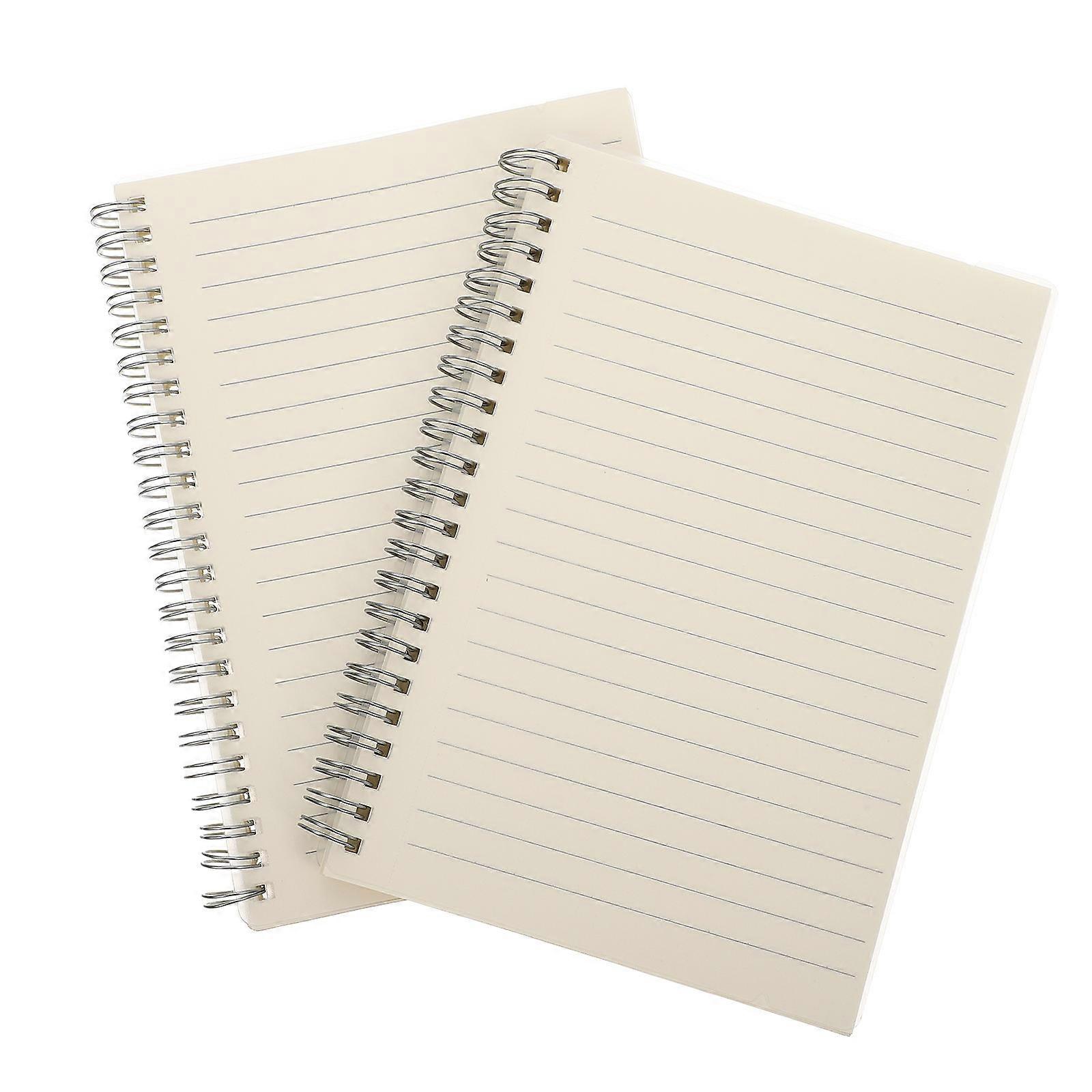 Office Spiral Notebook for Writing 10Pcs Thickened Beige Tearable Notepad