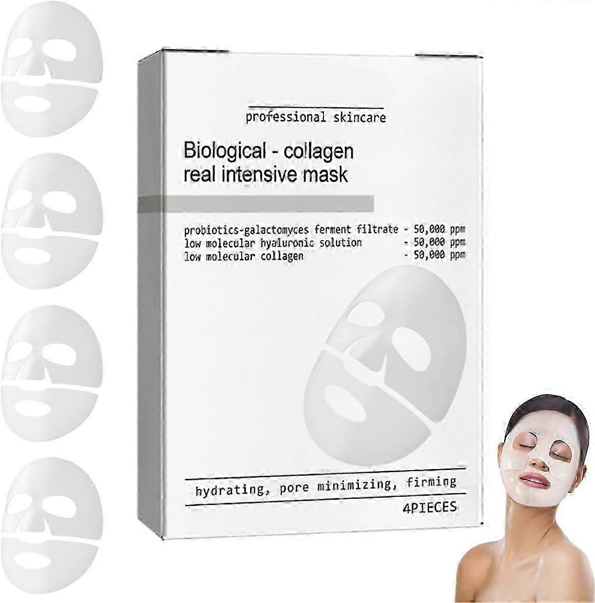 Bio Collagen Face Mask, Bio-Collagen Deep Mask Overnight, Deep Collagen Anti-Wrinkle Lifting Mask, Smooth and Tight Skin