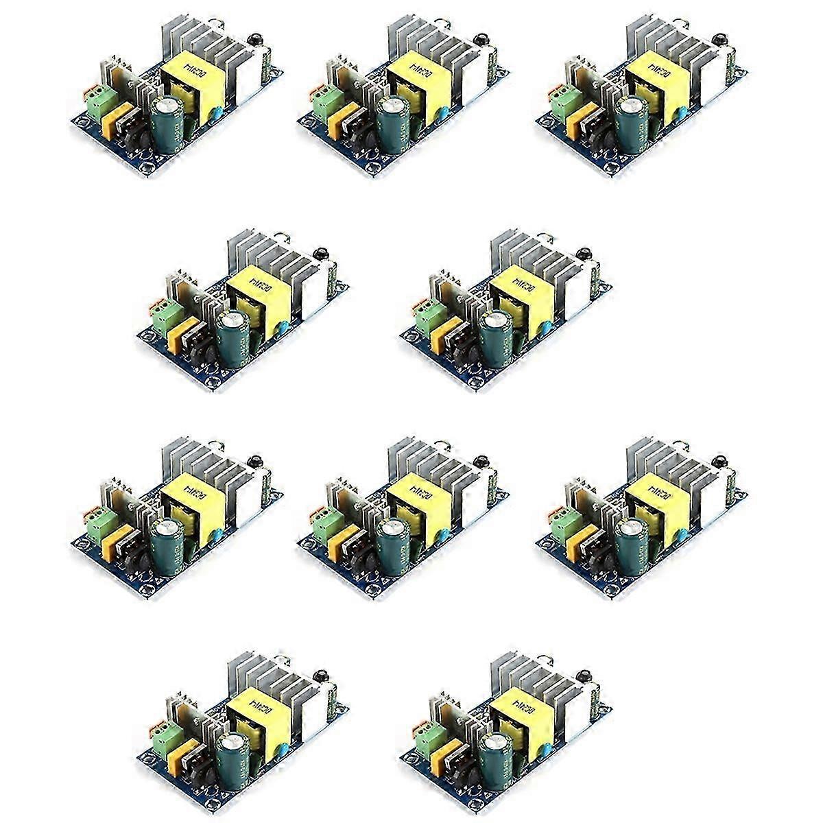 10pcs 24V 4A-6A AC-DC Switching Power Supply Module High Power Power Modules with Overcurrent & Sho