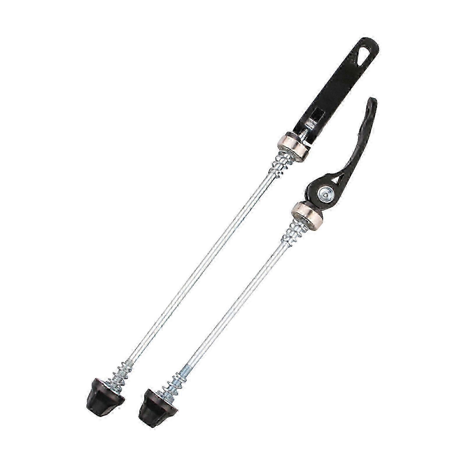 2pcs Light weight Aluminum Quickly Release Skewers Bicycles Wheel Hubs Skewers for Compatibility with Various Models gold