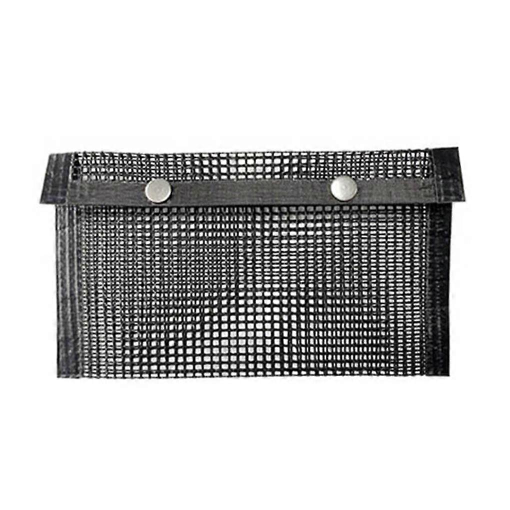 High Temperature Resistant Mesh Non-Stick Grill Mat BBQ Bag Baking Mesh Black