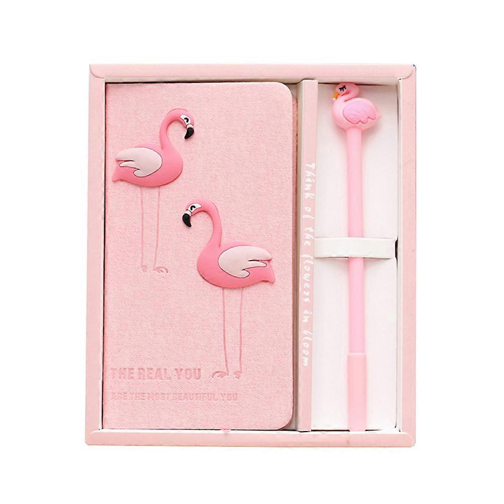 Flamingo Notebook Pink Journal Set for Writing Two Flamingo Notebooks