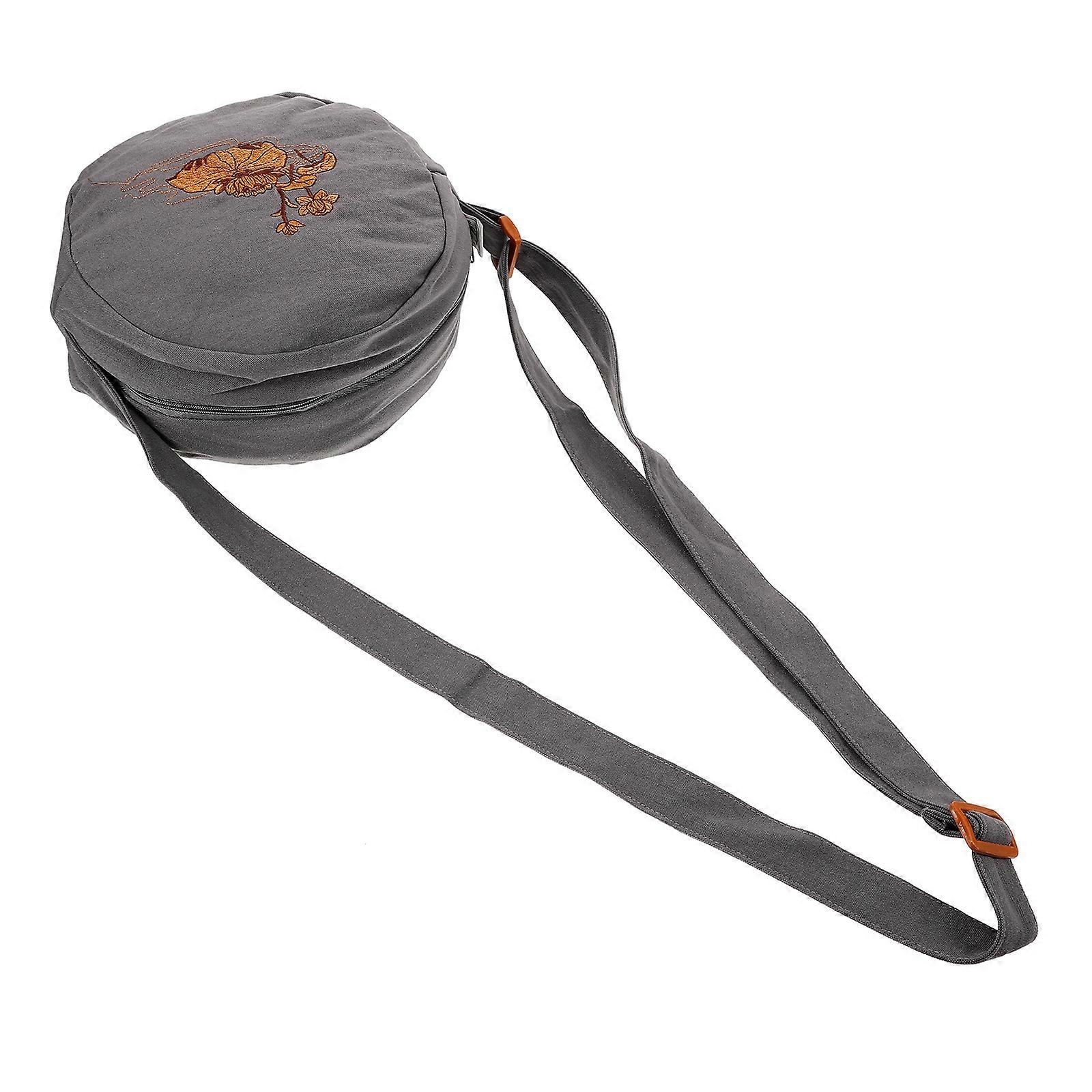 Sound Bowl Bag for Storage Use 3Pcs Singing Bowl Carrying Case Grey