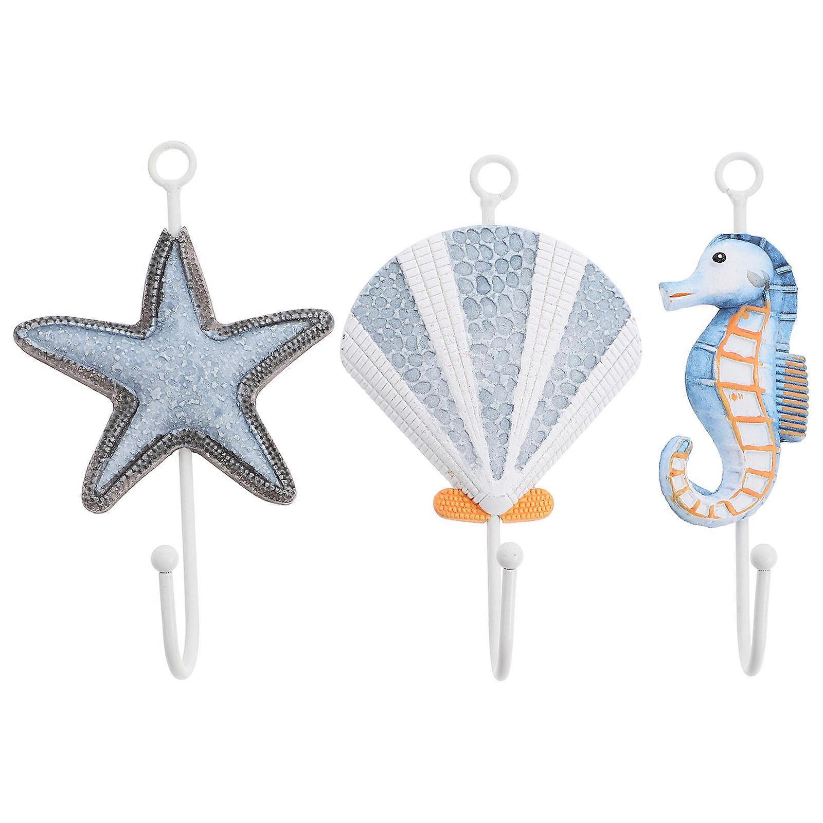 Bathroom Hooks for Towels Wall Mounted Hooks 9Pcs Assorted Colors