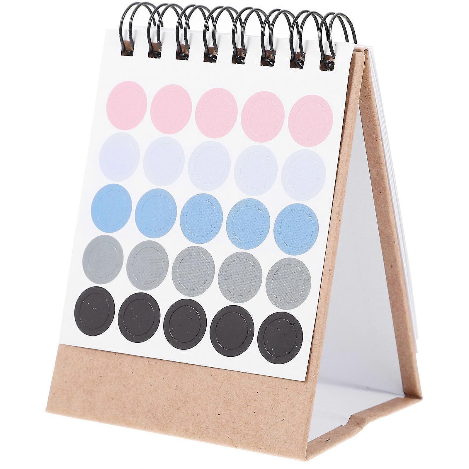 Small Desk Calendar Paper 4Pcs for Desktop Decoration