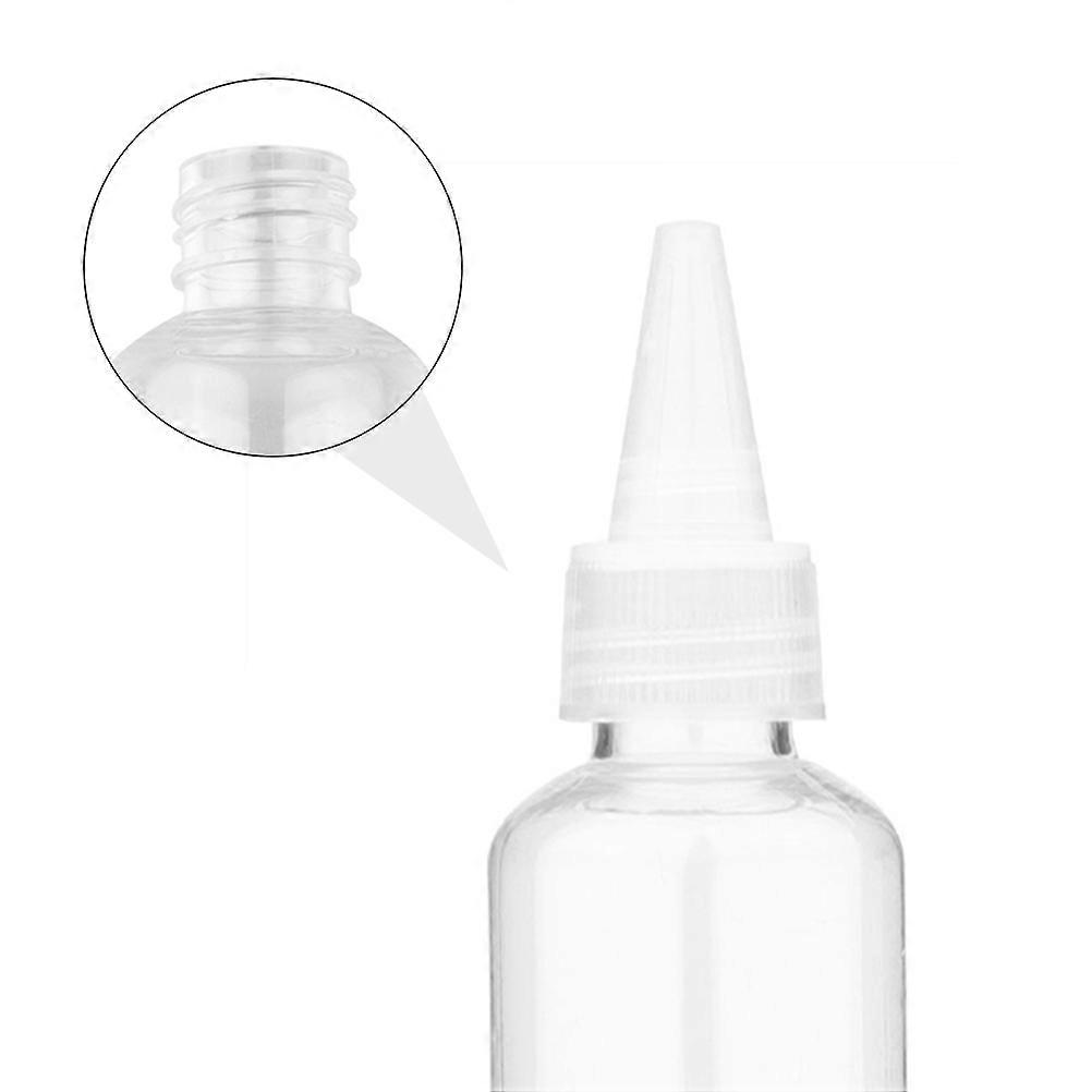 Plastic Washing Shampoo Bottle for Storage Transparent 14Pcs Set