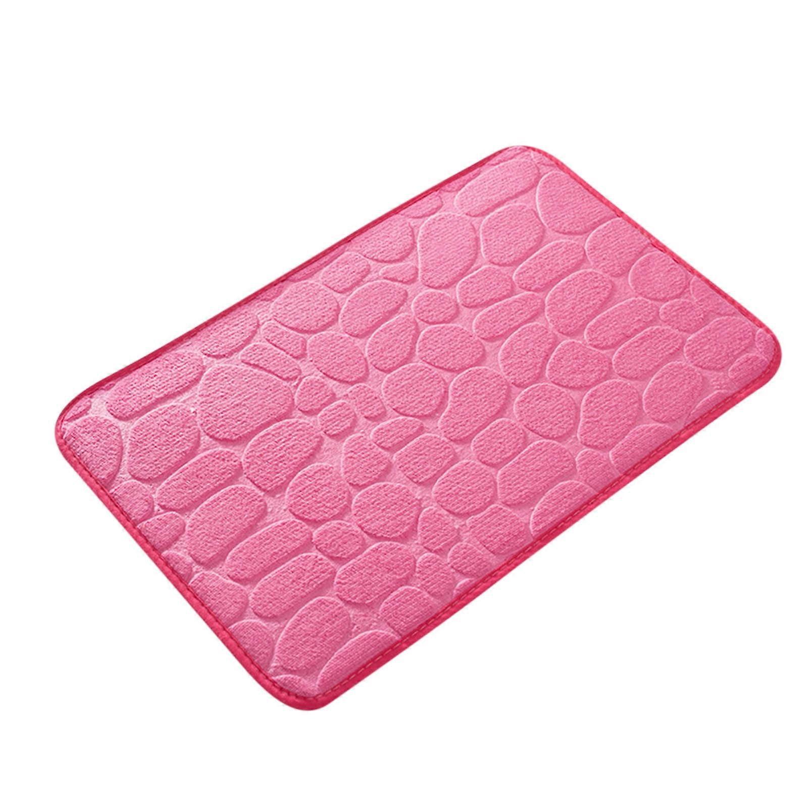 Aoksee Memory Foam Bath Rug 15.7x23.6Inch, Water Absorbent, Non-Slip, Soft & Washable, compatible with Shower