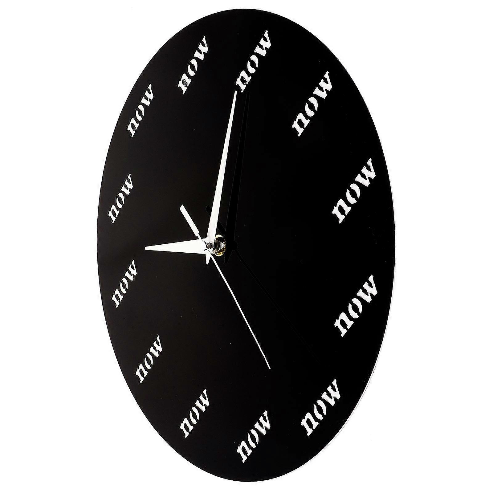 Wall Clock Decorative Clock for Room Wall Decor 2Pcs with Plastic Material