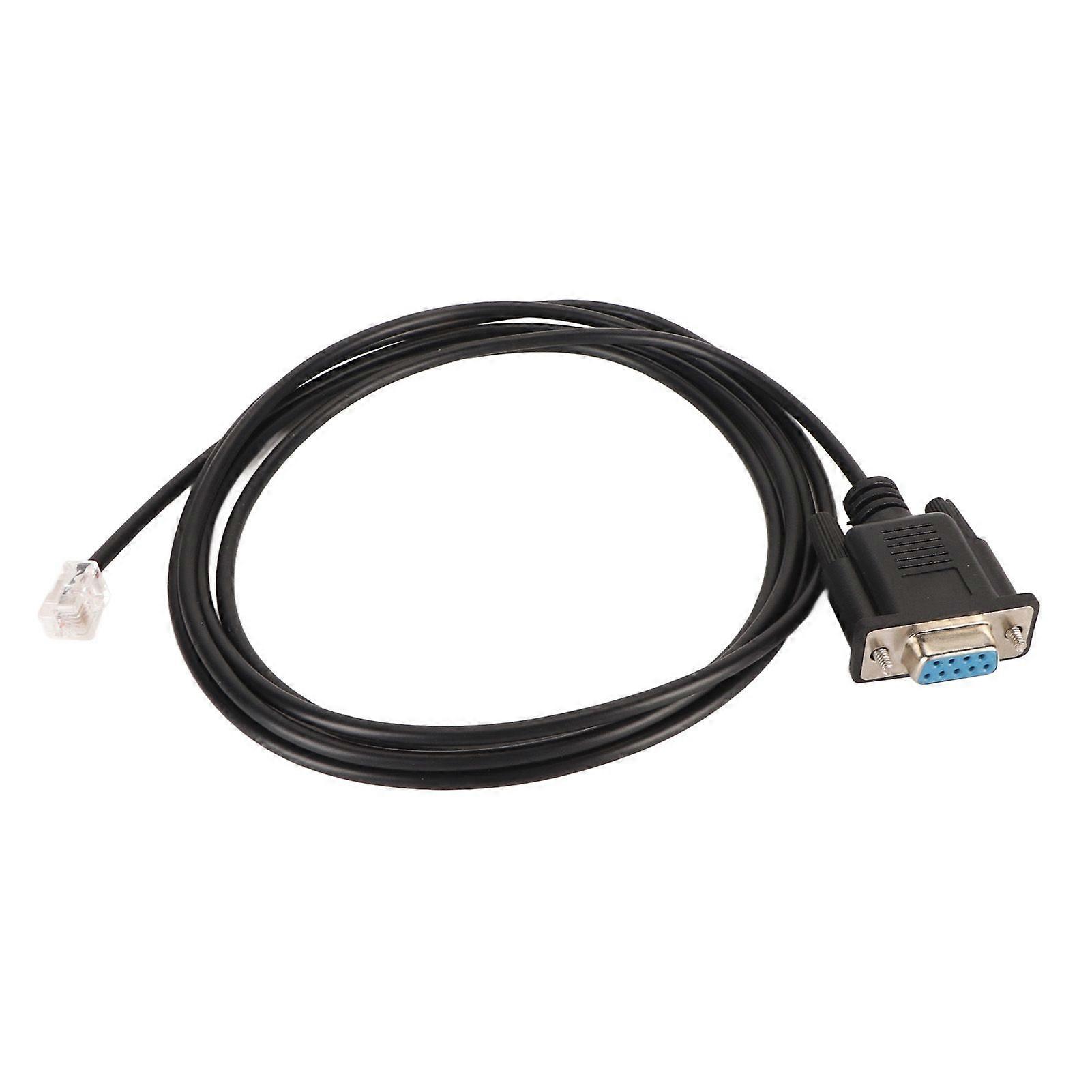 RS232 DB9Pin Female to RJ11 RJ12 6P6C LAN Network Serial Console Cable for Sevo Drive for Leadshine Stepper Devices