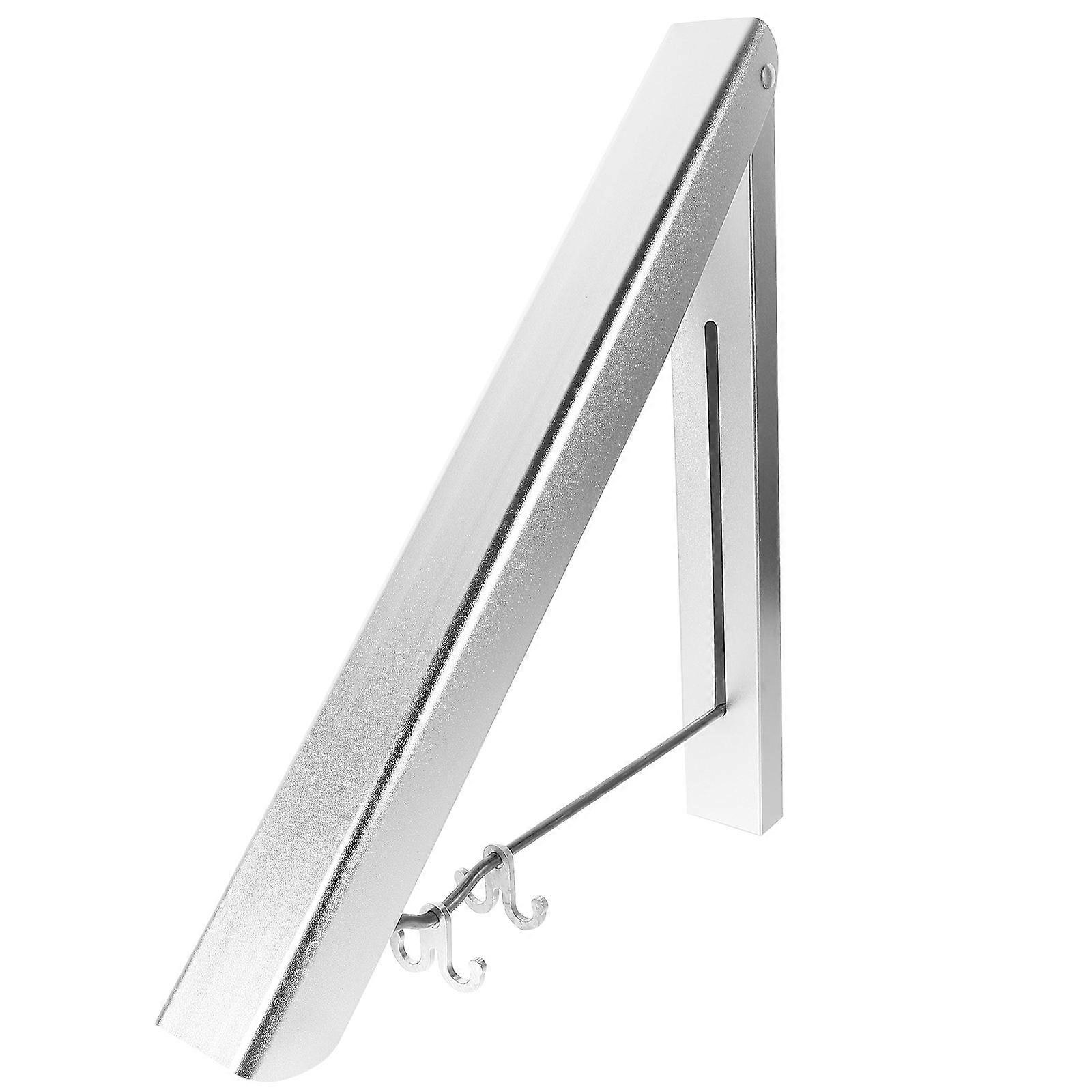 Wall Mounted Drying Rack Retractable Clothes Hanger for Indoor Outdoor 2Pcs