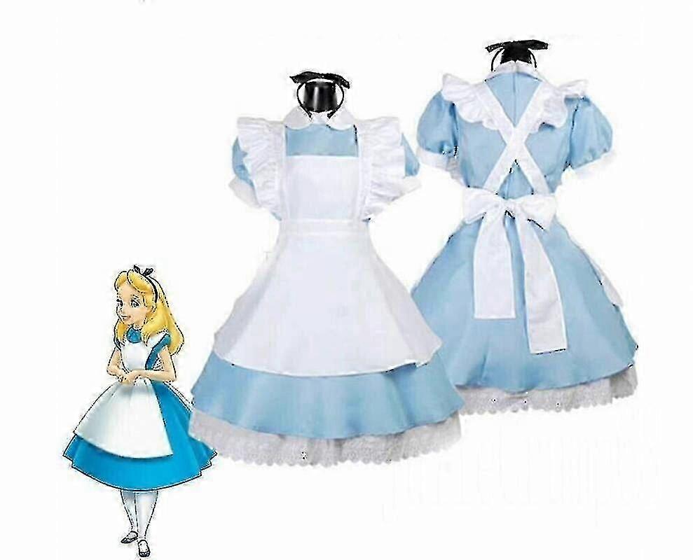 ガールズアリスプリンセスコスチュームワンダーランドキッズブックウィークデイ仮装
