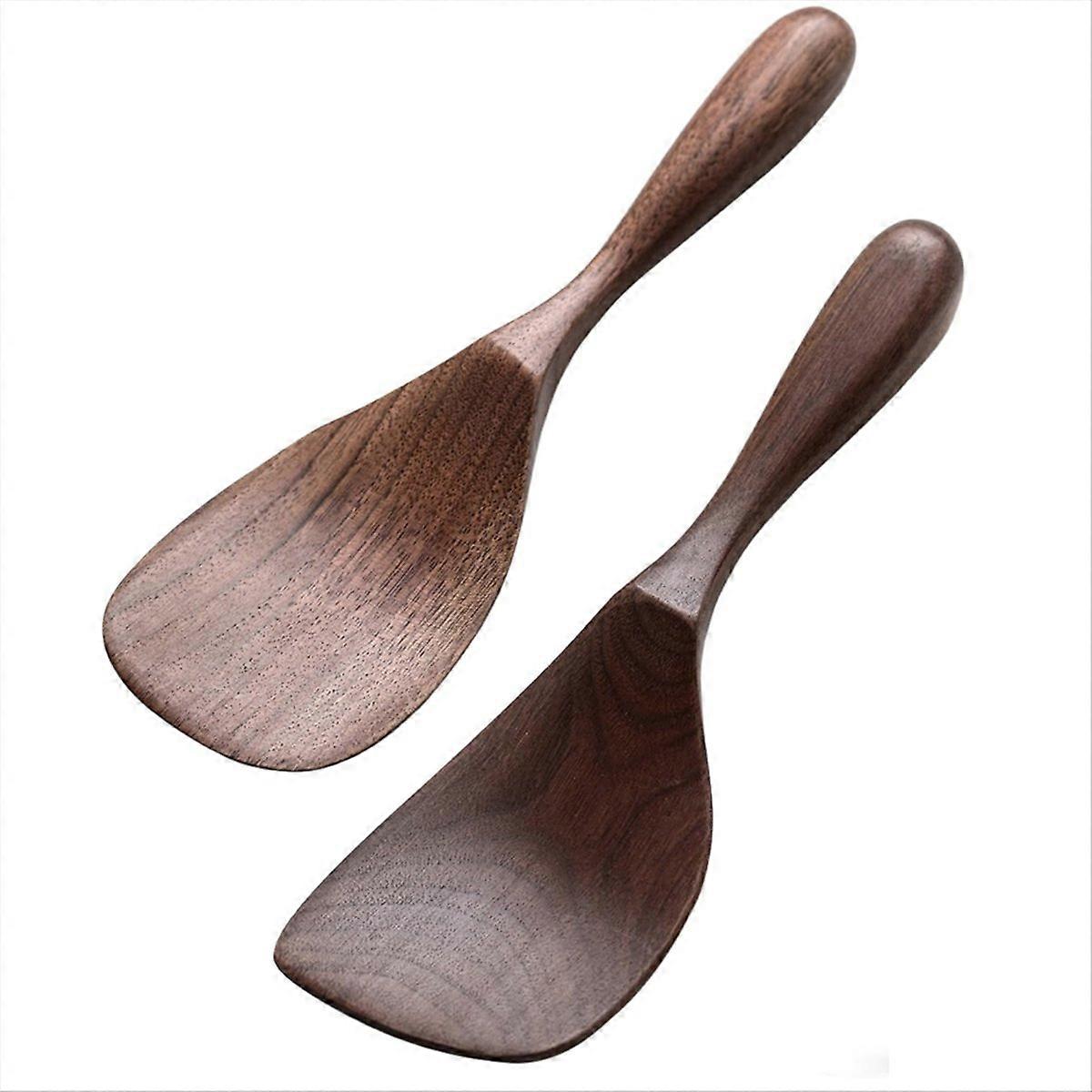 Black Walnut Wooden Cooking Spoons Set, for Cooking & Serving