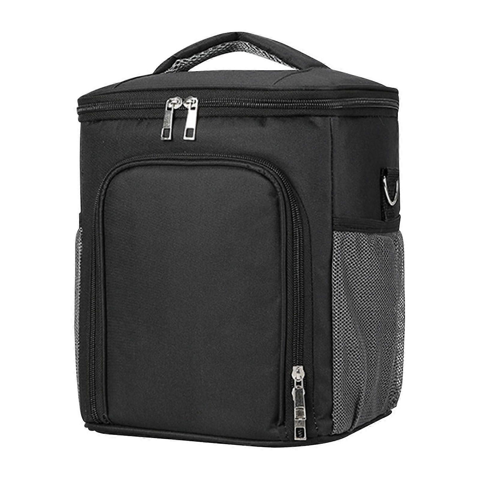 YOBOLK Large Capacity Insulated Meal Bag, Compatible with Lunch & Ice Storage, Handheld/Crossbody/Shoulder, Fresh Food Organizer