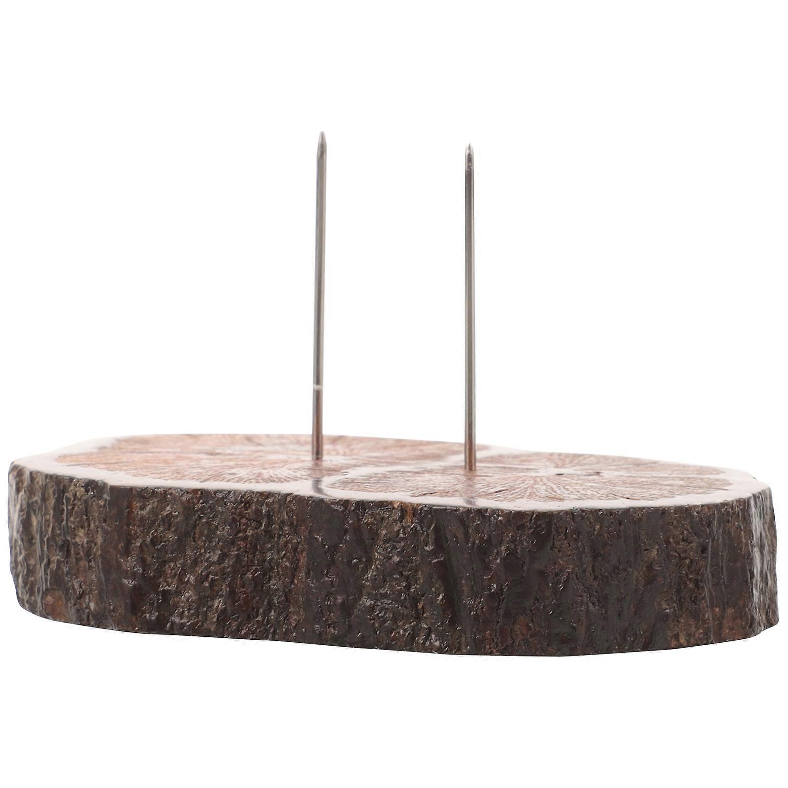 Felt Doll Display Holder Wooden Base for Doll Showing 2Pcs Pack