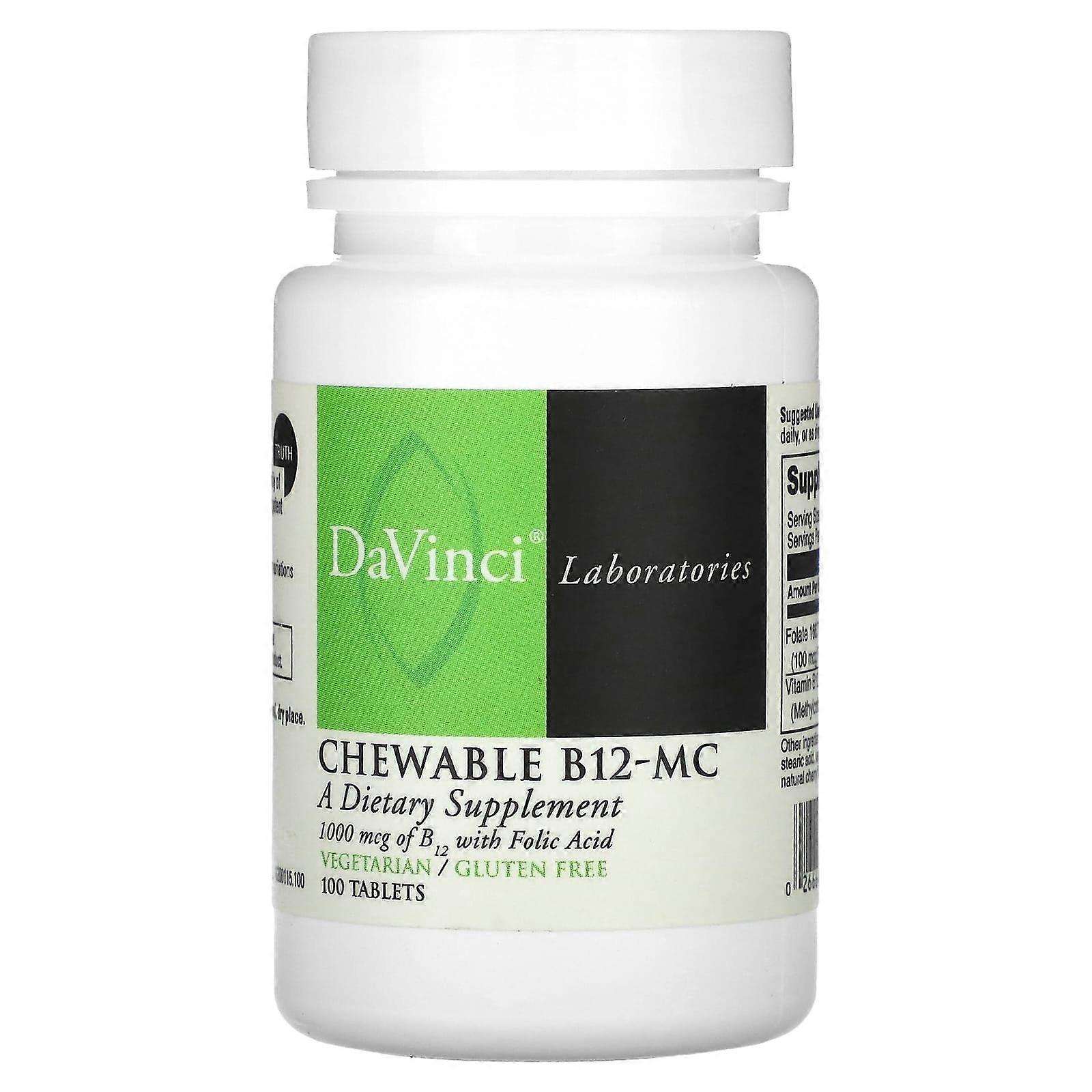 Chewable B12-MC, 100 Tablets