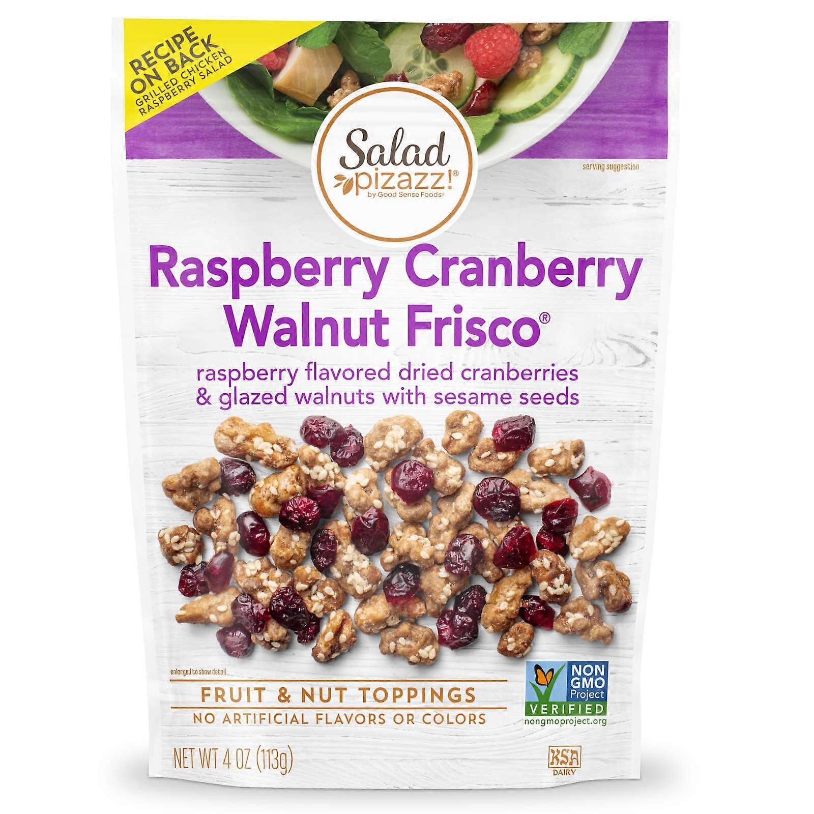 Fruit & Nut Toppers, Raspberry Cranberry Walnut Frisco, 4 oz (113 g)