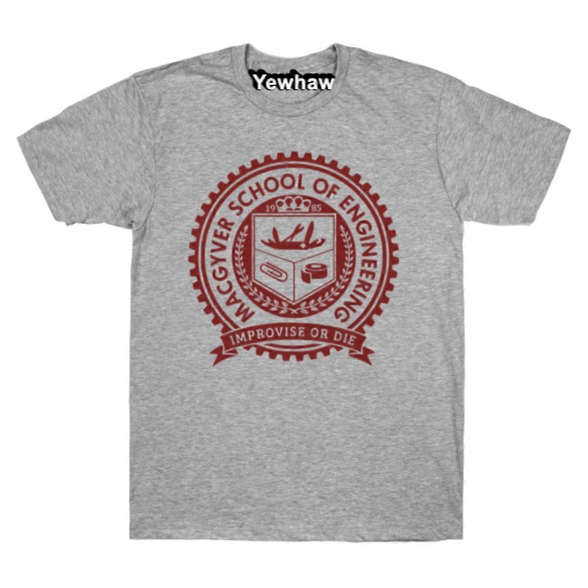 Retro - Macgyver Shool Engineering T-shirt Vintage Tee