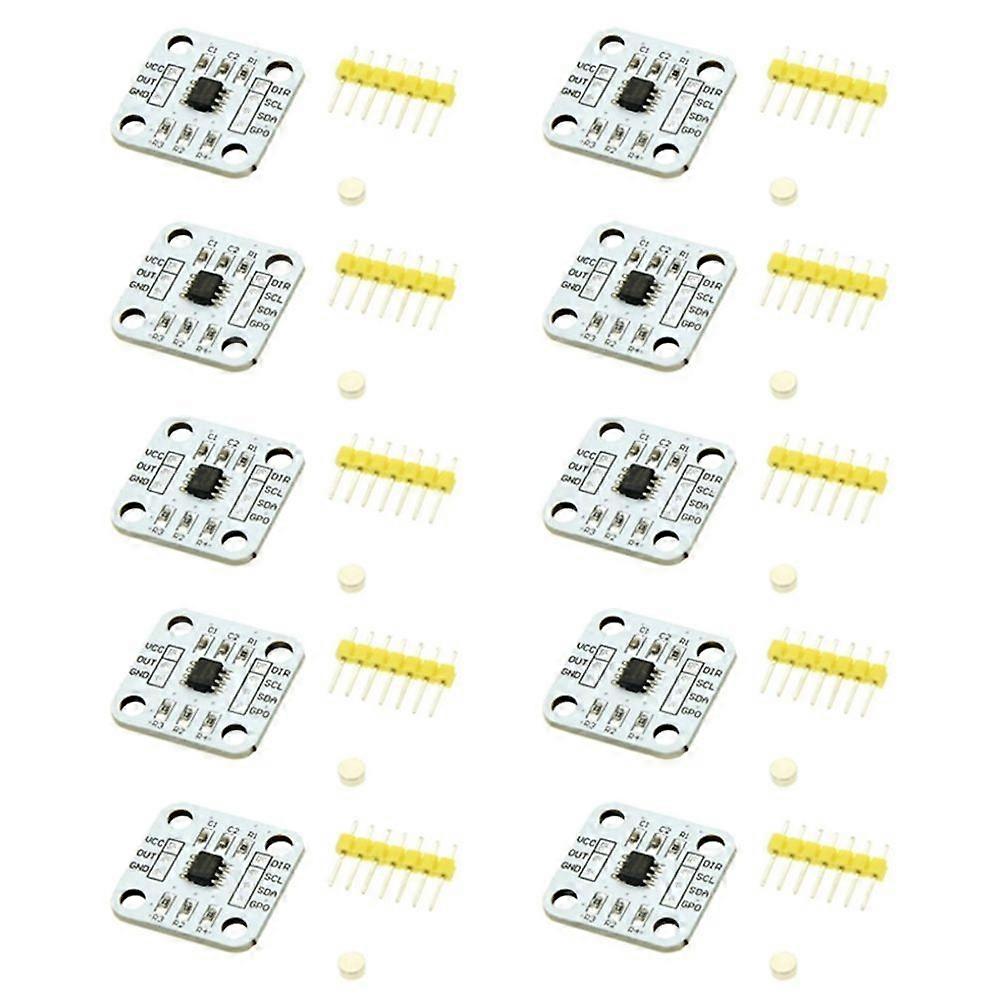 AS5600 Magnetic Encoder 3.3V 12bit High Magnetic Induction Angle Measurement Sensor Module 10Set