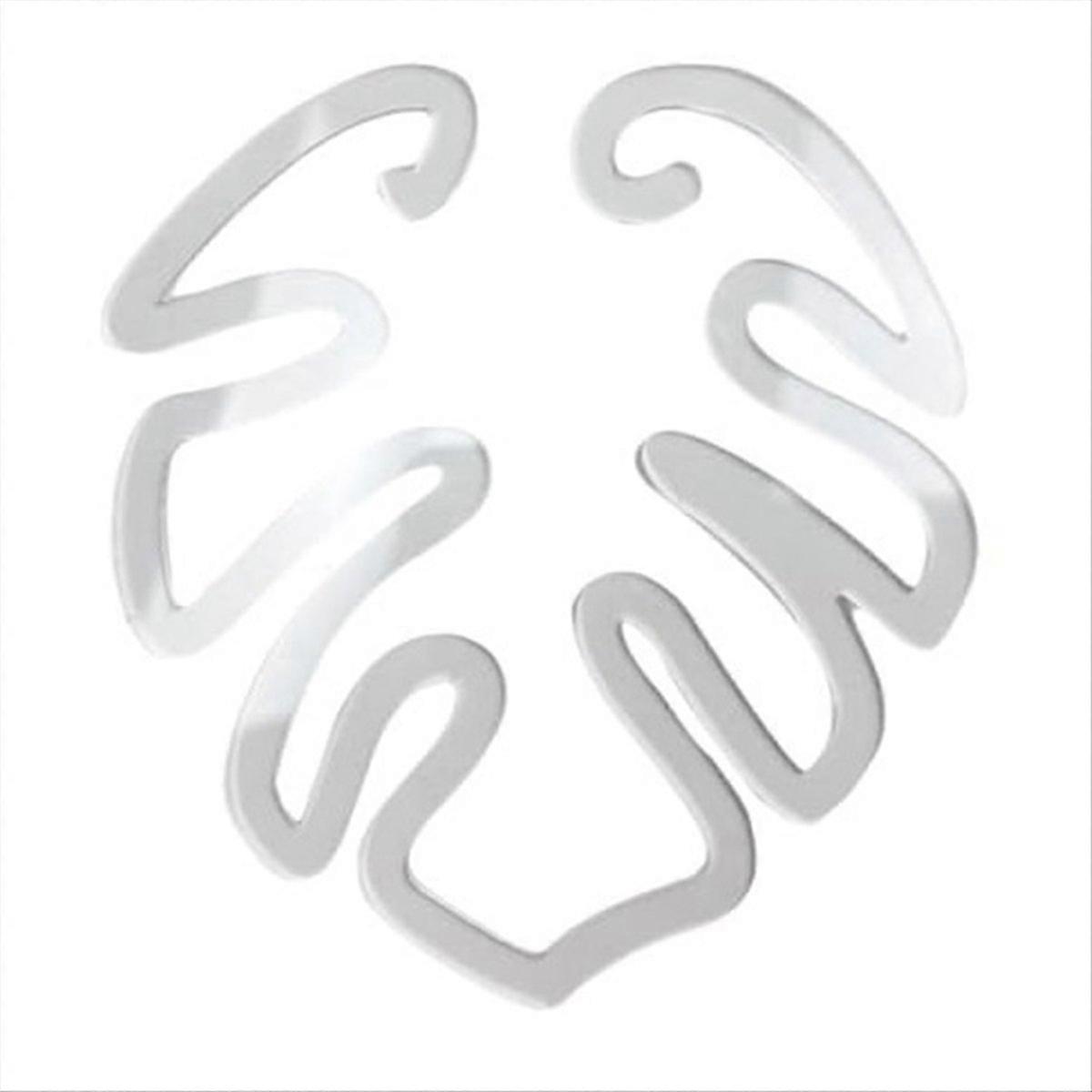 Flower-Shaped Green Plant Leaf Holder, Turtle Shell Bamboo A