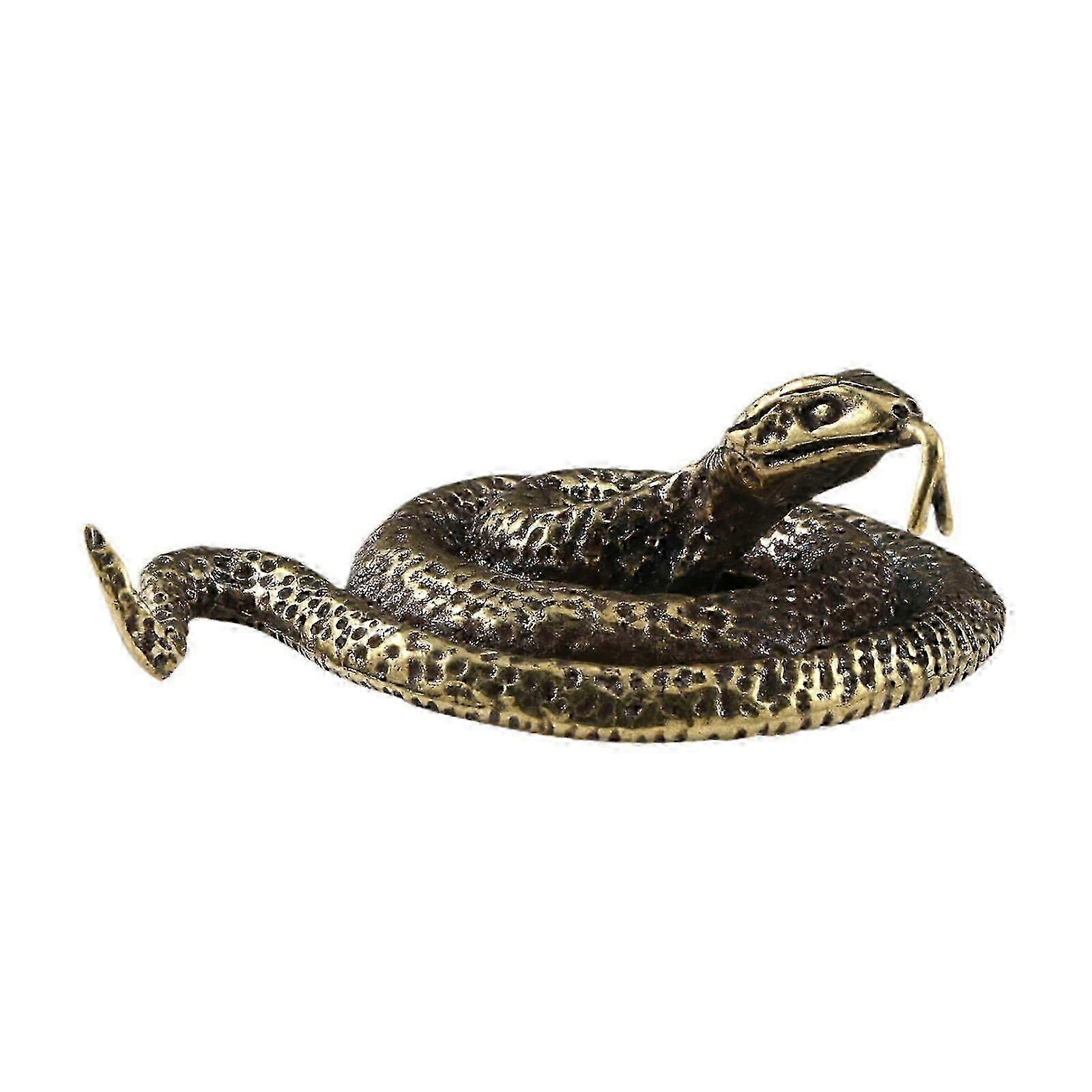 Chinese New Year Snake Statue Keepsake for Fireplace Countertop Desktop