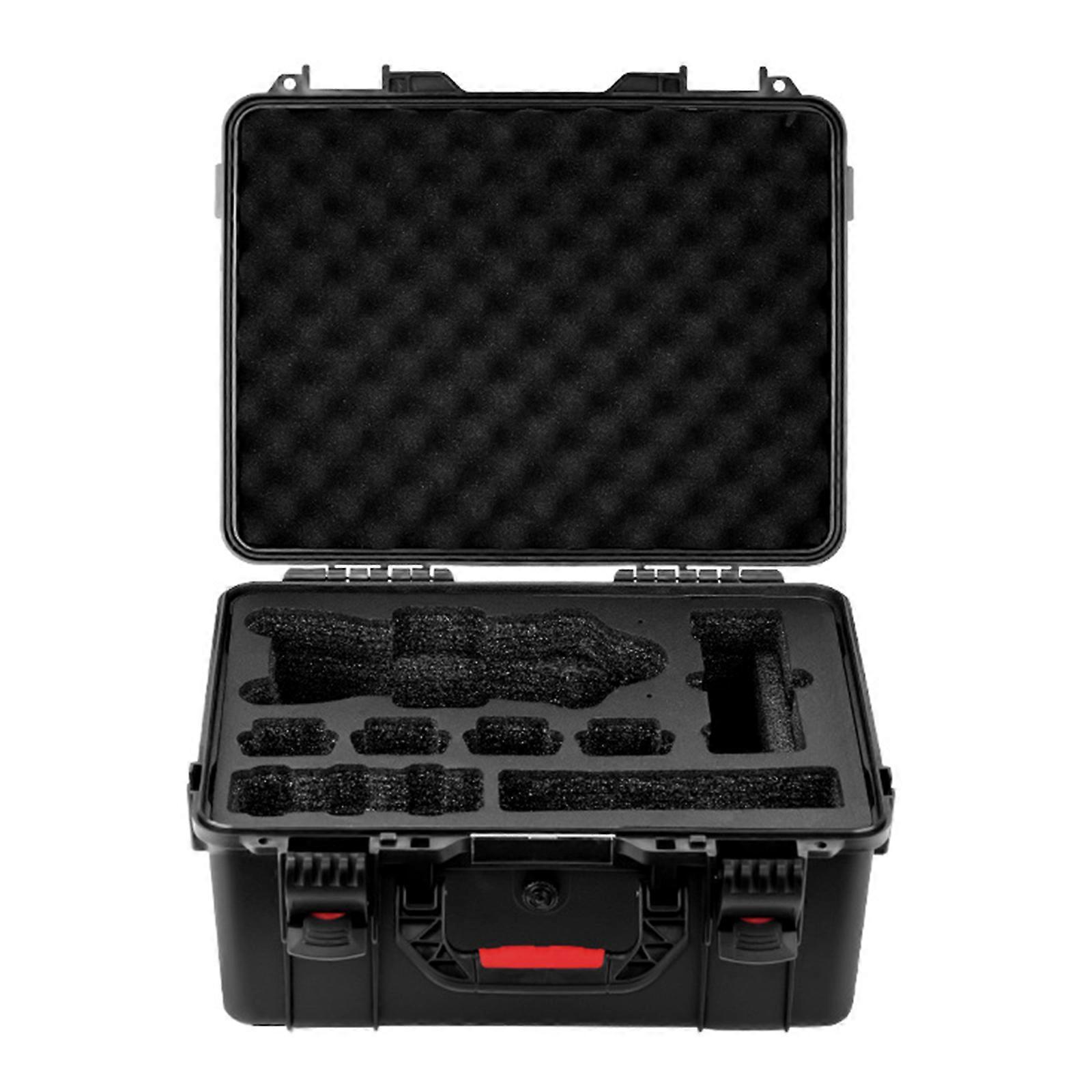 Drones Accessory for 4 Storage Case Water Resistant Safety Box with Handle Travel Carrying Bag Protective Case Multicolor