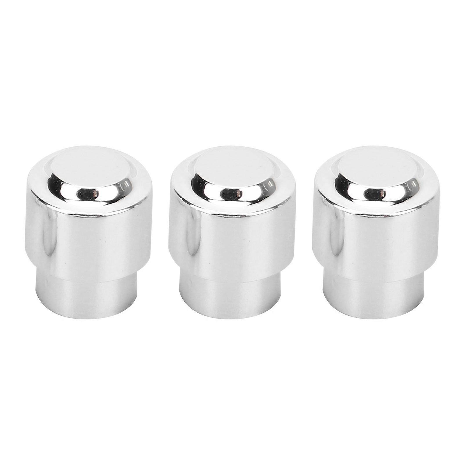 3Pcs Switch Cap Knob Plastic Comfortable Functional Push Pickup End Instrument Accessories