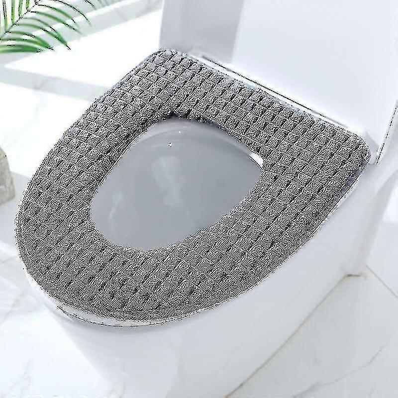 Extra nagy WC-ülőke WC-ülőke WC-ülőke WC-ülőke fedéllel, [cipzáras] szürke check minta