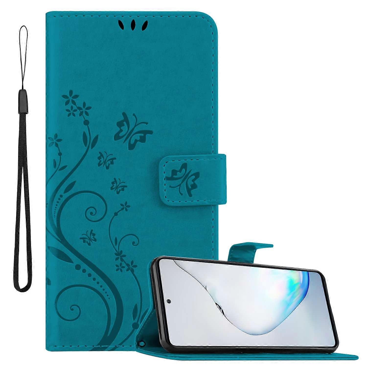 Samsung Galaxy A81 / NOTE 10 LITE / M60s Προστατευτική θήκη - με floral μοτίβο και υποδοχή κάρτας