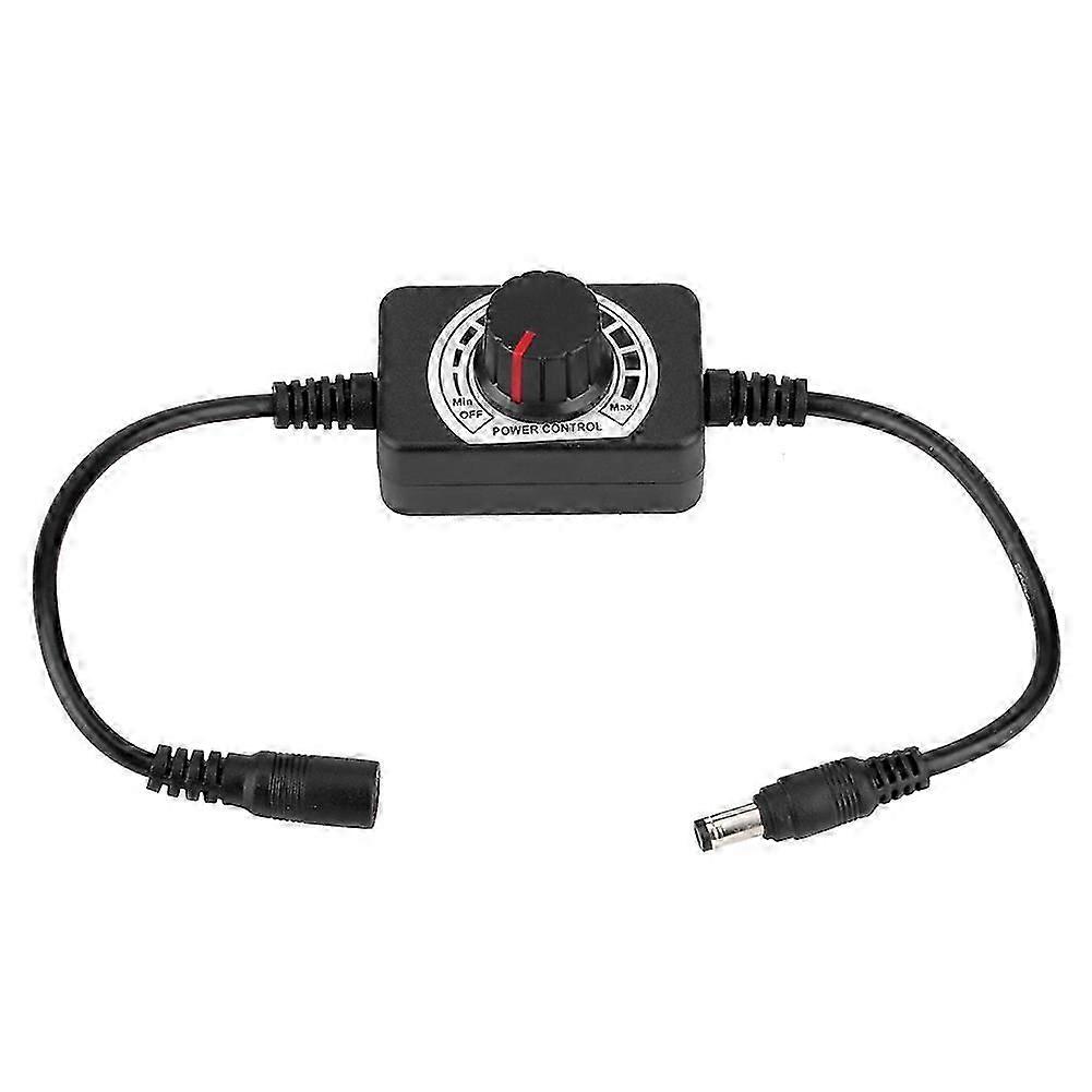 5-24V DC Motor Speed Controller Adjustable Knob 100-240V Power Regulator with Continuous Dimming and Temperature Control for Fans and Machine
