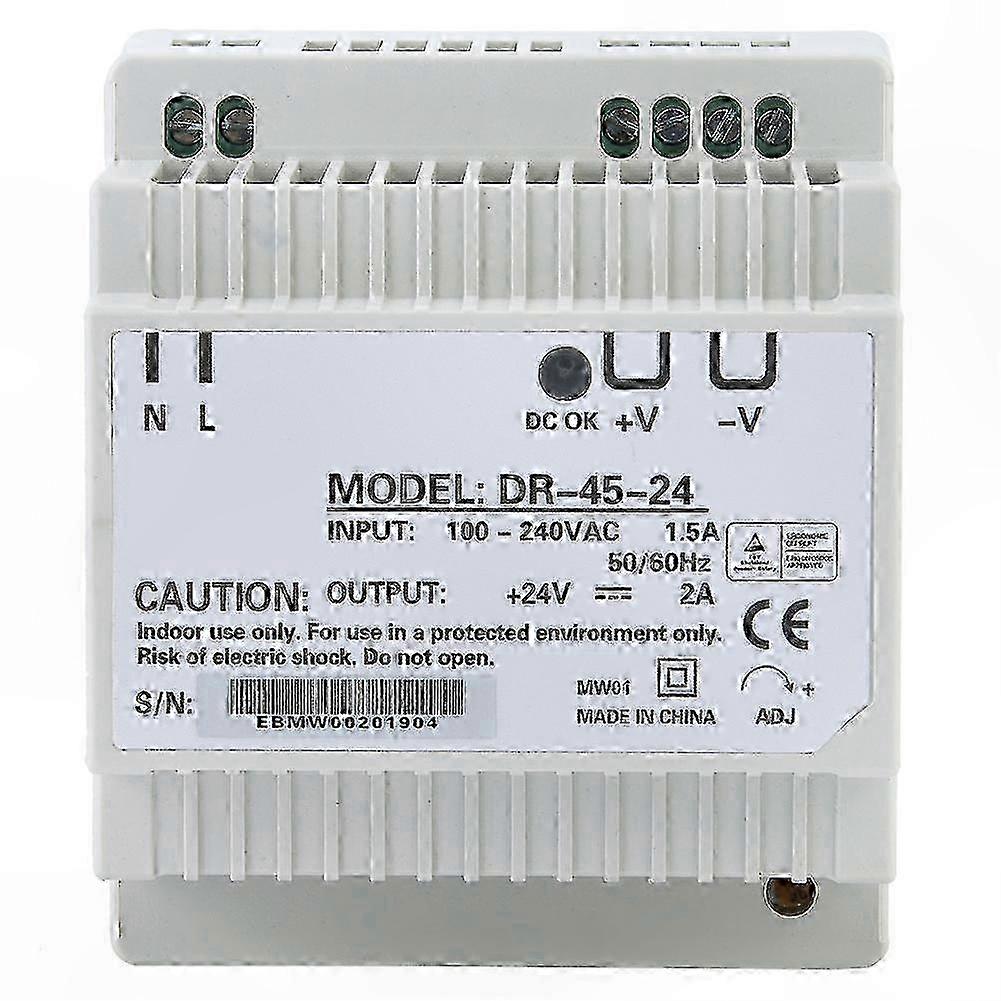 45W 24V Single Output AC/DC DIN Rail Switching Power Supply SZRH