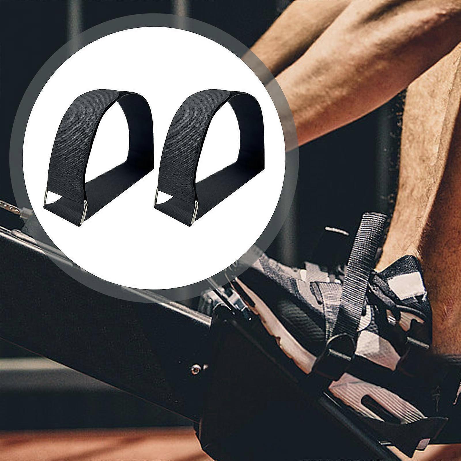 2 Pack Universal Pedal Straps for Exercise Machine