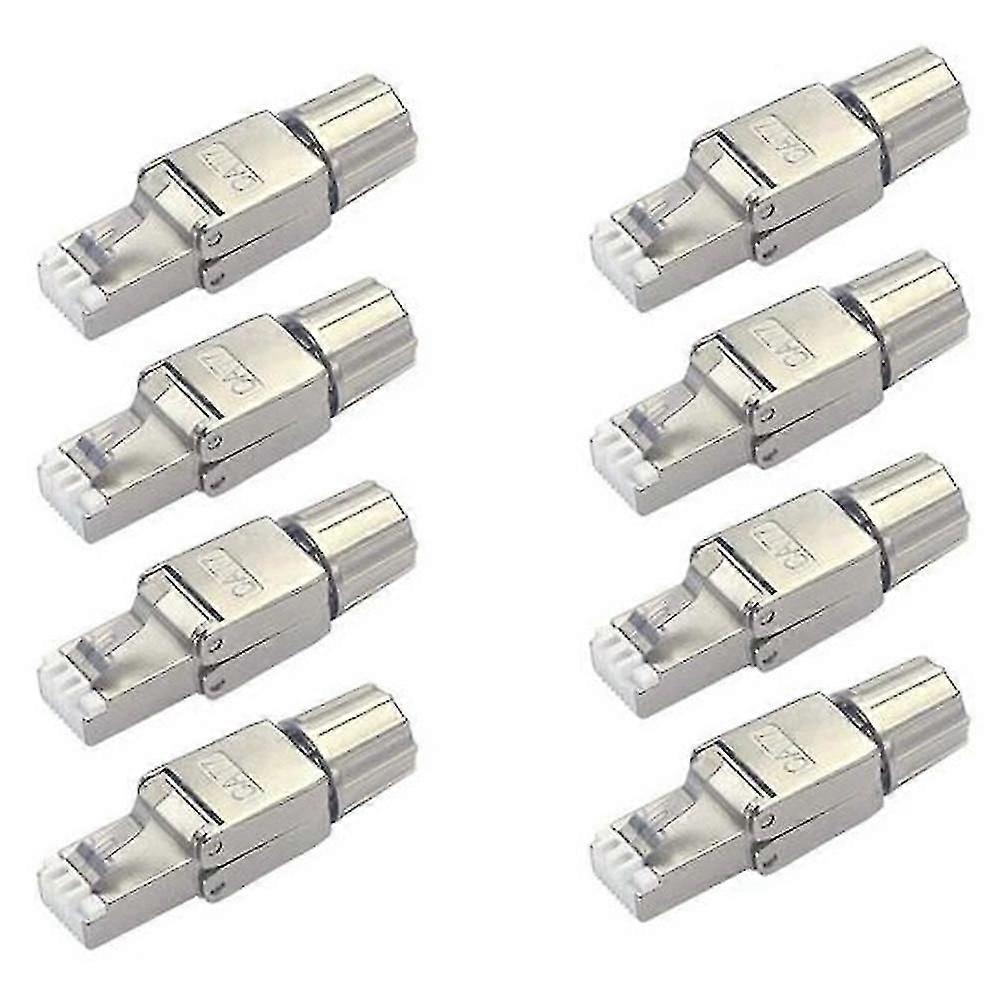 8 Buc Rj45 Cat7 Conectori Tool-free reutilizabile Sftp UTP cablu rapid
