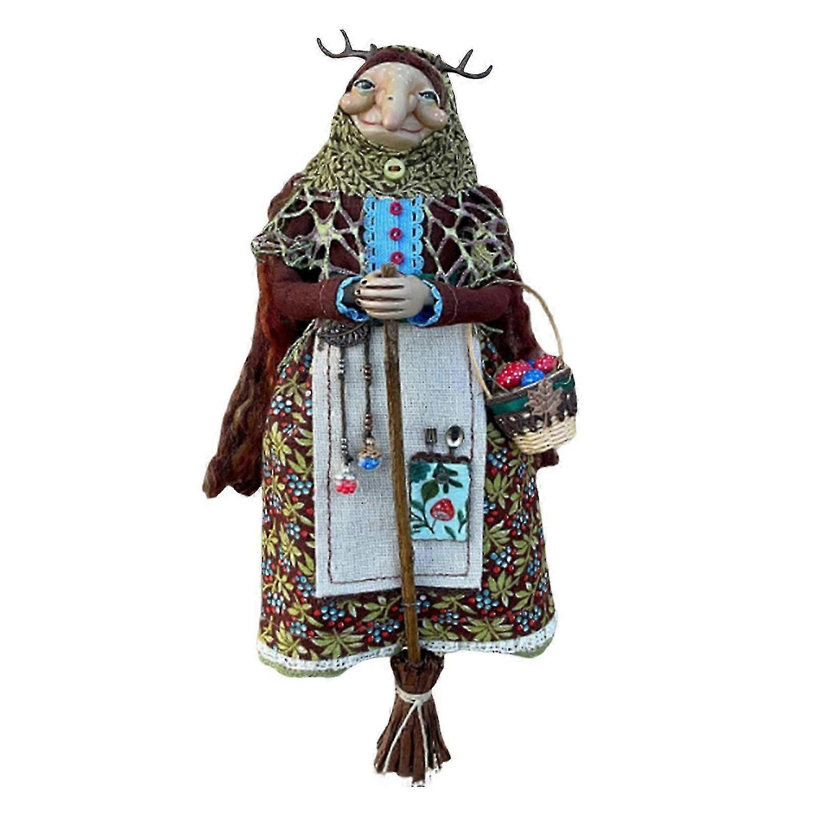 Good Luck Kitchen Witch Doll