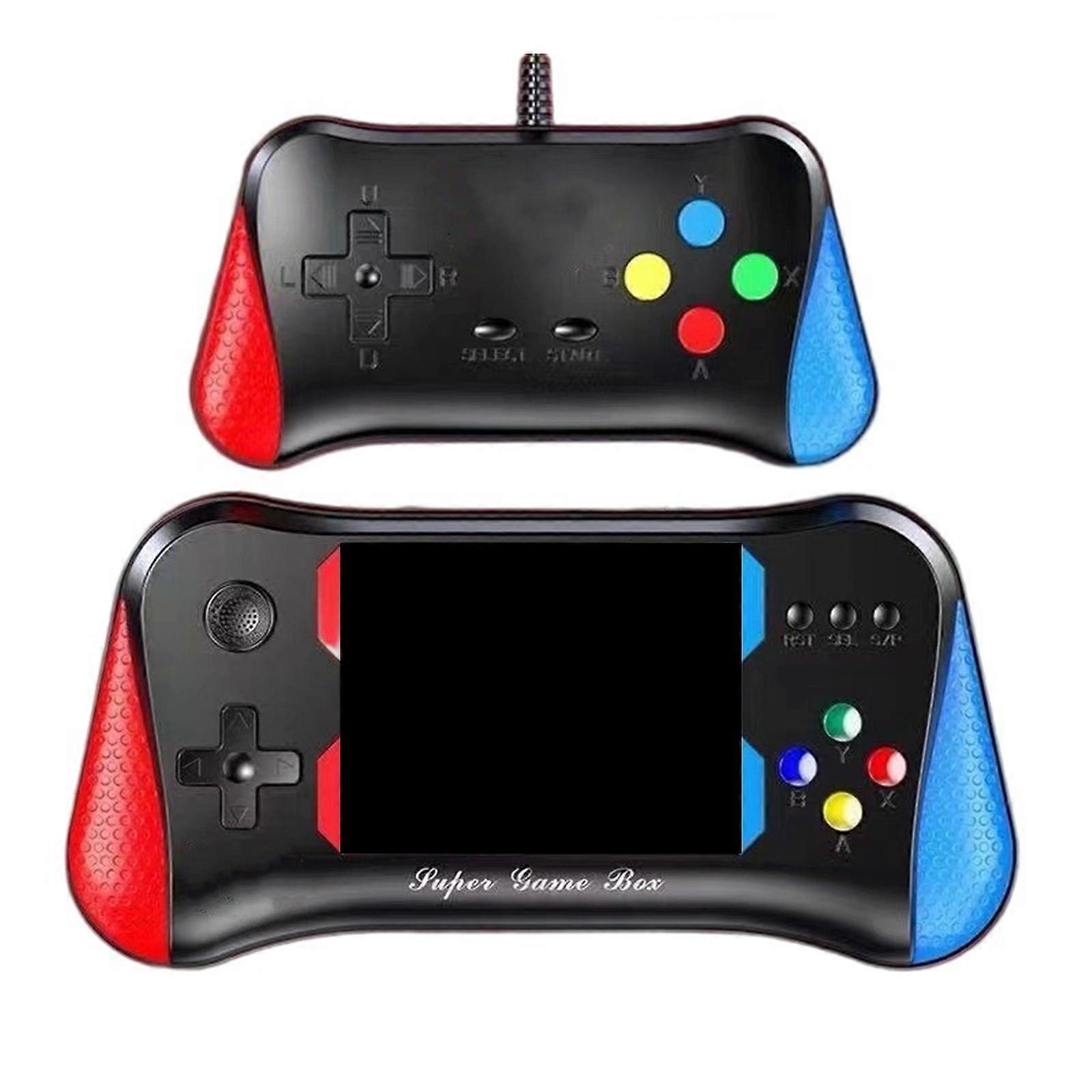 Travel Friendly Mini Game System Console 200 In 1 Game Double Controller Support 3.5in Bright Display for Adults Kids Multicolor
